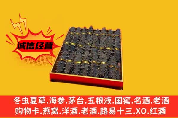 温州文成县回收海参